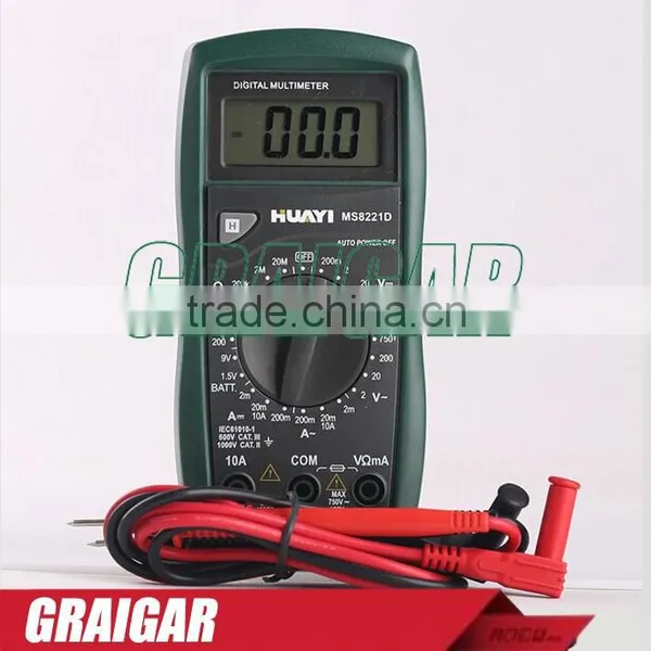 MS8221D Digital Multimeter Portable Electrical Instrument Voltage Current Resistance Tester photo-3