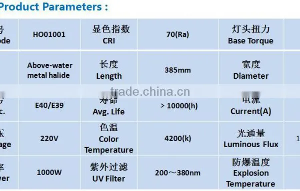 Up-water Fishing Lamp 1000W for Sale photo-3