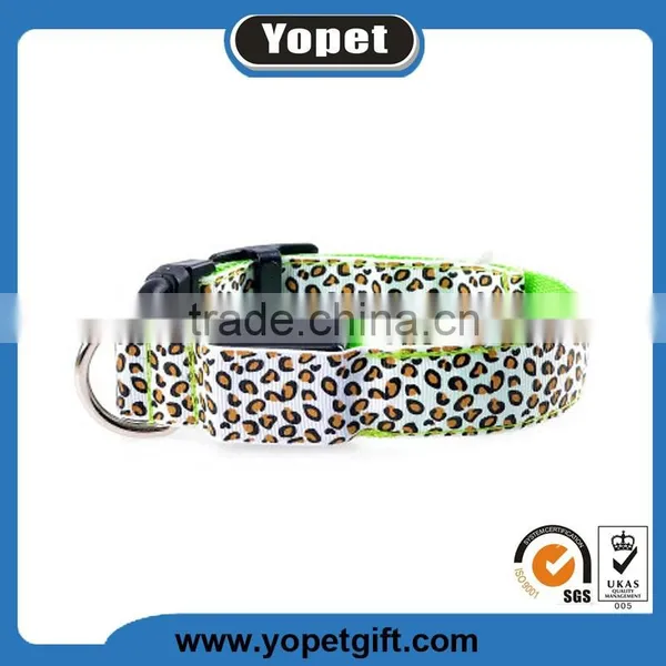 New Design Cute LED Luminous Nylon Pet Dog Collar,Flashing Led Dog Collar photo-4