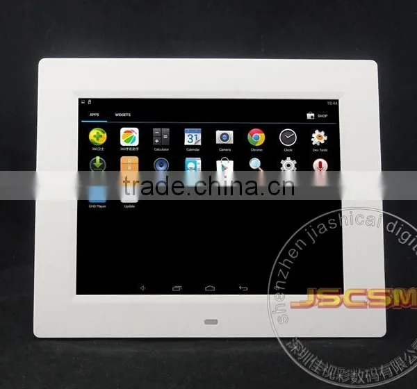 Hot 8inch Android Digital Photo Frame Digital Signage Video Player Support Android Apps for Advertising photo-2