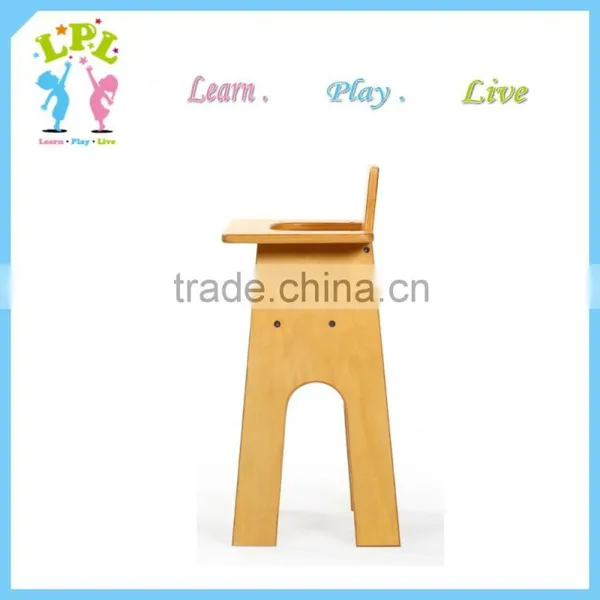 American Market Hot Sale Mini Toy Wooden Baby High Chair for Sale photo-5