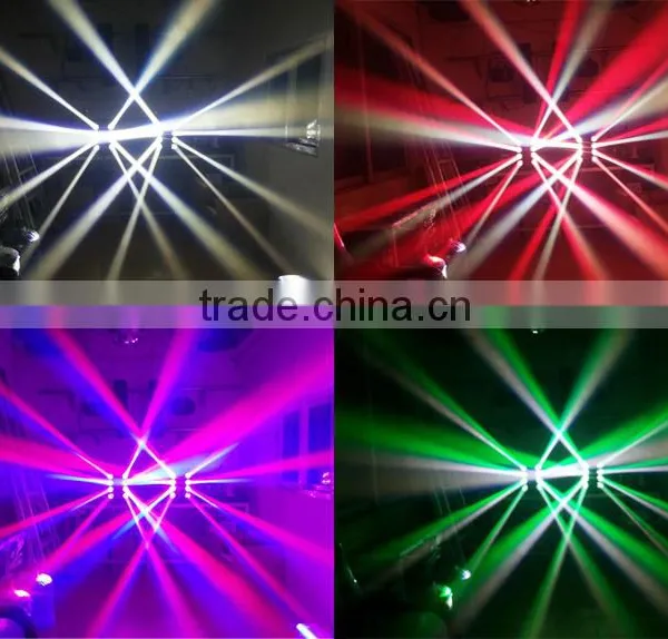 Professional Stage Disco DJ Wedding Party MARQ Lighting Ray Tracer Quad 8pcs 10W 12W RGBW 4in1 LED Spider Beam Moving Head photo-5
