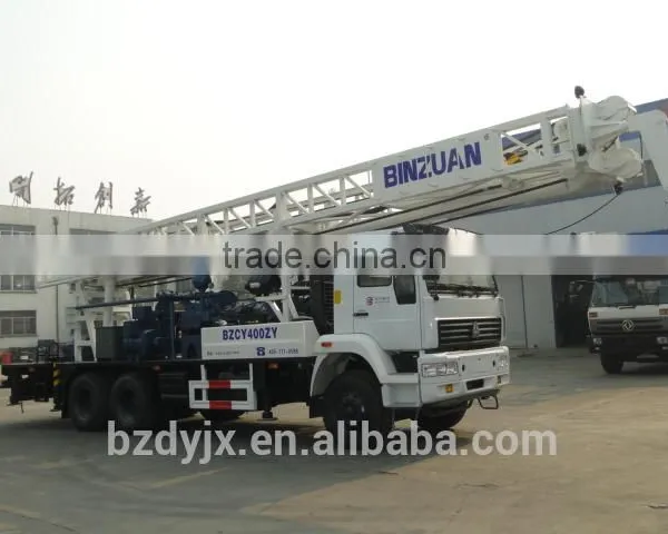 Exported to Senegal 400m Full Hydraulic Truck Mounted Water Well Drilling Rig photo-3