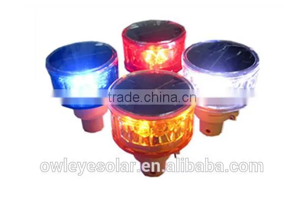 Traffic Barricade LED Flashing Solar Light Warning photo-5