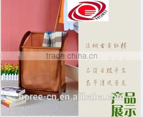 High Quality Bamboo Laundry Storage Basket for Home Use photo-4