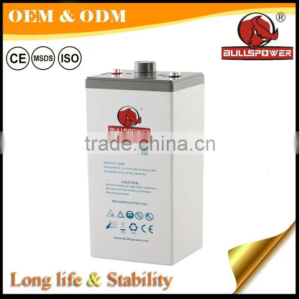 Rechargeable Deep Cycle Lead Acid Solar Energy Storage Battery 2v 1000ah photo-2