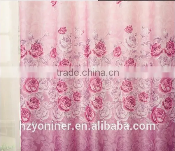 2015 Hot Sale Printed Designed No. 03 Window Curtains, Made- up Black Out Fabric in Home or Hotel