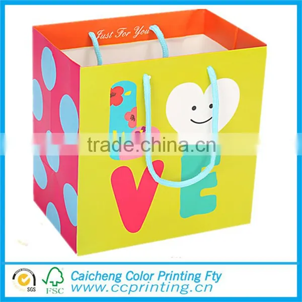 Gift Art Paper Gift Paper Bag for Birthday photo-4