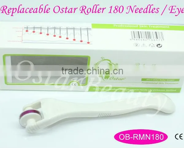 Micro needle roller system roller can be changed for eye roller