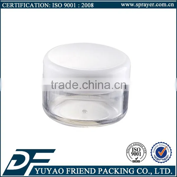 15g Cosmetic Transparent Plastic Bottle Jar
