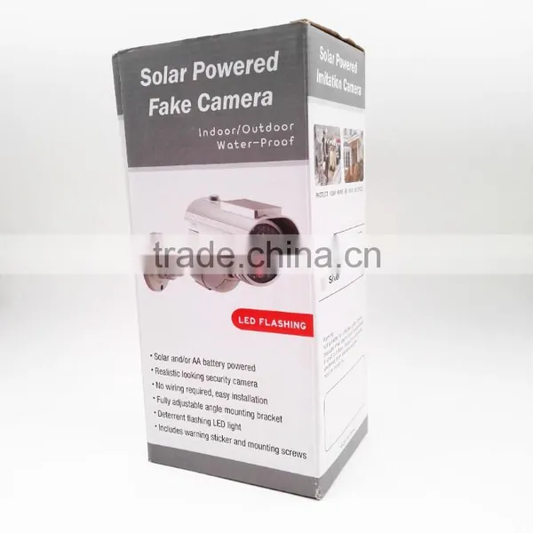 Factory Cheap Fake Security Camera, Dummy Dome Solar CCTV Camera photo-4