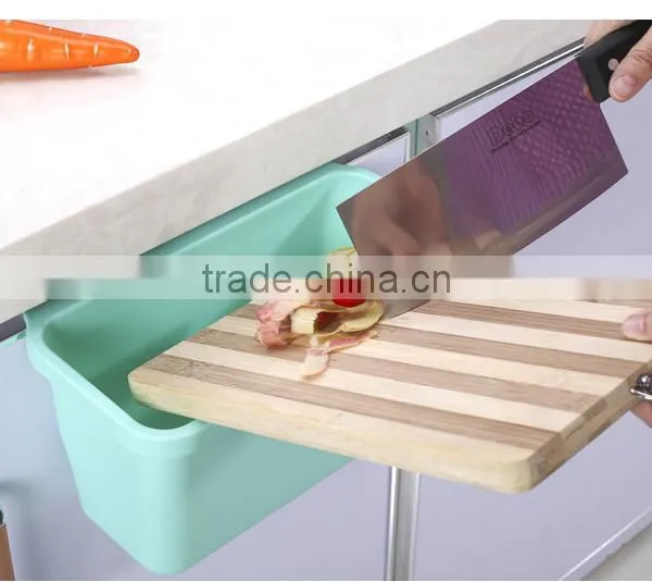 Multi-Function Kitchen Hanger Garbage Plastic Storage Box photo-3