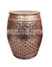 Metal Furniture Hammered Copper Table photo-5