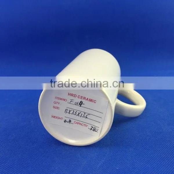 Cheap Bulk Ceramic Mugs Promotional Bulk Order Easy Carry White Ceramic Mugs photo-2