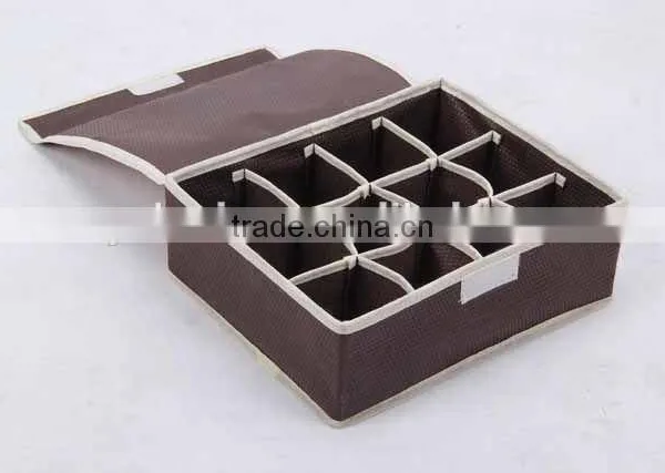 Rectangular Non-woven 12 Lattice Storage Box photo-2