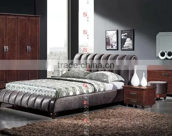 Royal Luxury Bedroom Furniture / Pictures of Bedroom Sets / Glass Bedroom Sets Mirror B87 photo-6
