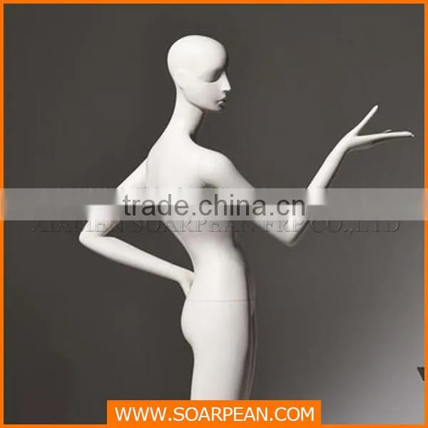 Custom Lovely Fiberglass Sexy Lifelike Female Mannequin With Wig photo-3