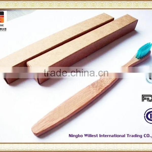 Adult Bamboo Toothbrush With Your Own Logo for Home or Travel photo-4