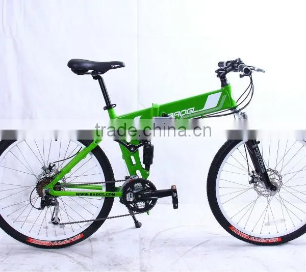 26'' Electric Bike Foldable Full Suspension Mountain Folding Bike photo-3