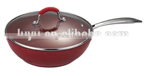 5pcs Forged Aluminum Nonstick Pots and Pans Set With Stainless Steel Pans photo-3