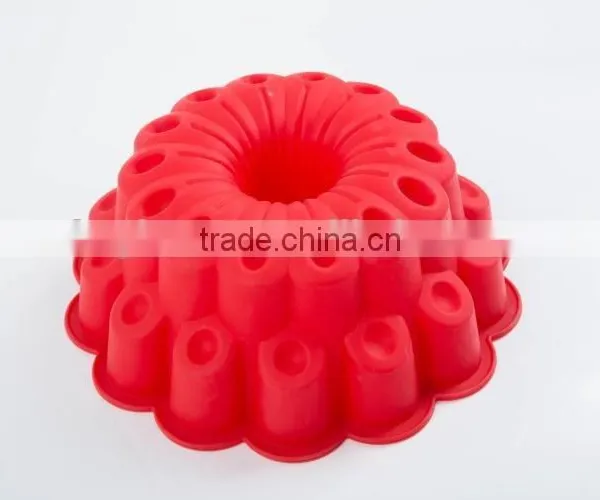 Funny Silicone Cake Mold Silicone Bundt Savarin Cake Pans Baking Pan Mold photo-2