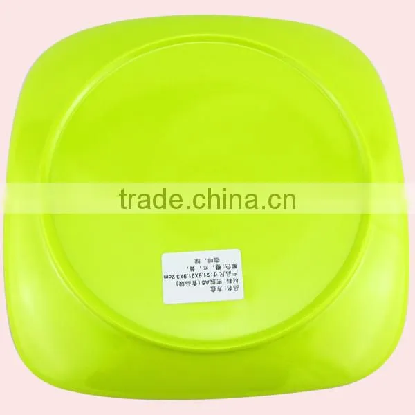 Food Grade Middle Size Square Melamine Fruit Bowl photo-3