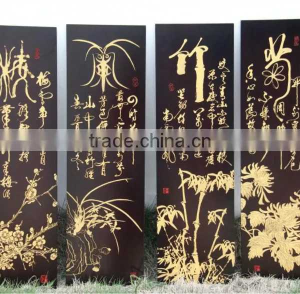 Wooden Carving Wall Panel / Laser Engraving photo-4
