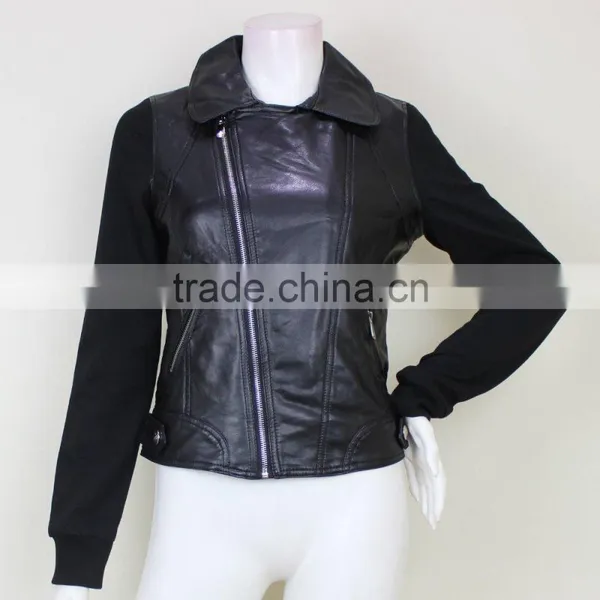 2016 New Arrival PU Jacket,fashion Jacket,lady Jacket. photo-2