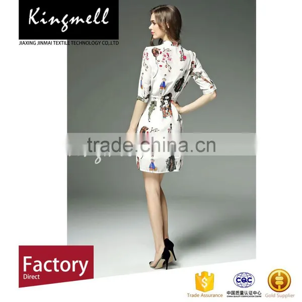 Hot Digital Printed Silk Chiffon Fabric Cheap Price Fabric photo-3
