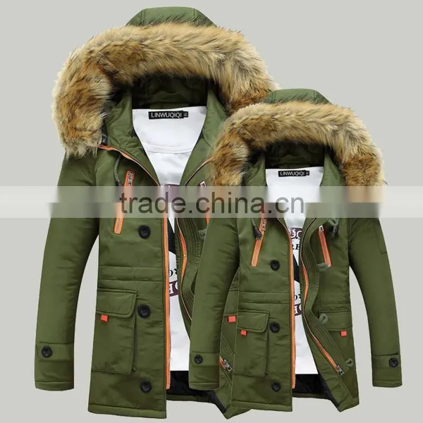 Custom Super Warm Windproof Jacket Unisex Parka Cotton Padded Winter Jacket photo-2