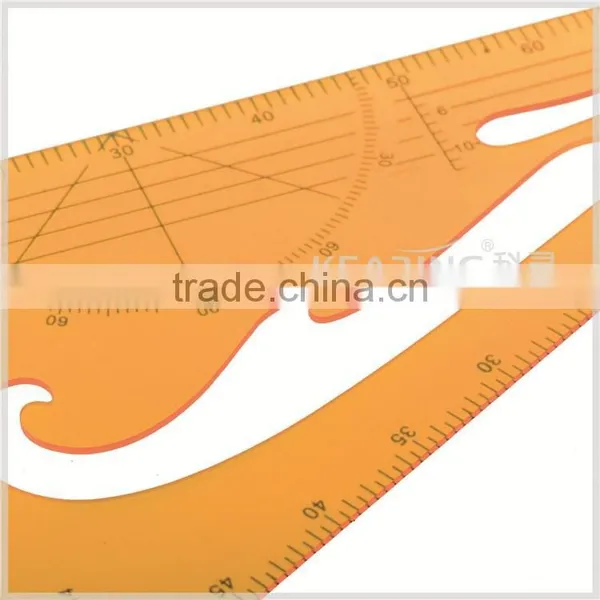 Kearing Brang, 1/3 &1/4 Size Platic Triangle Ruler, With Protractor Normal Printed on Ruler Surface, Economical Pirce #8535B photo-6