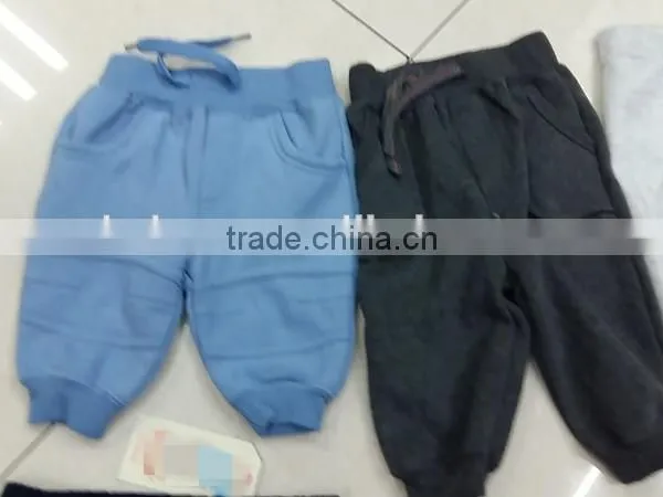 High Quality Garments Kids Fleece Harem Pants Stock Lots photo-2