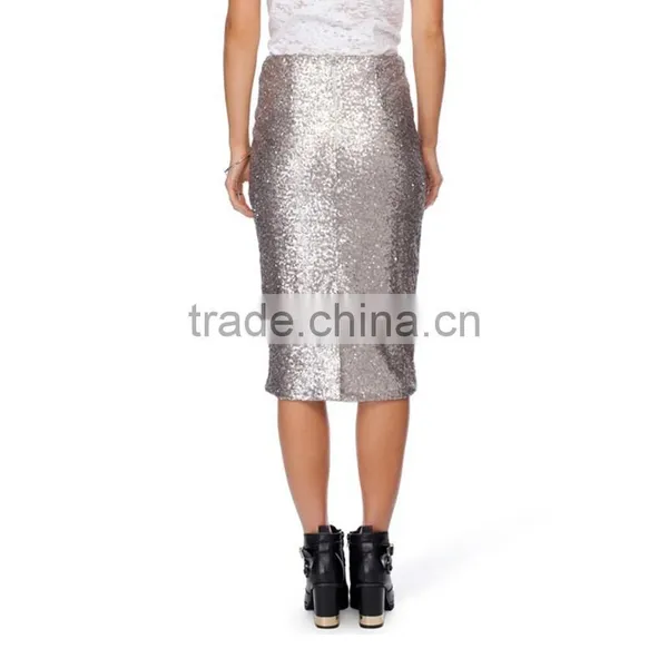 Fashion Pencil Sequin Skirt photo-2