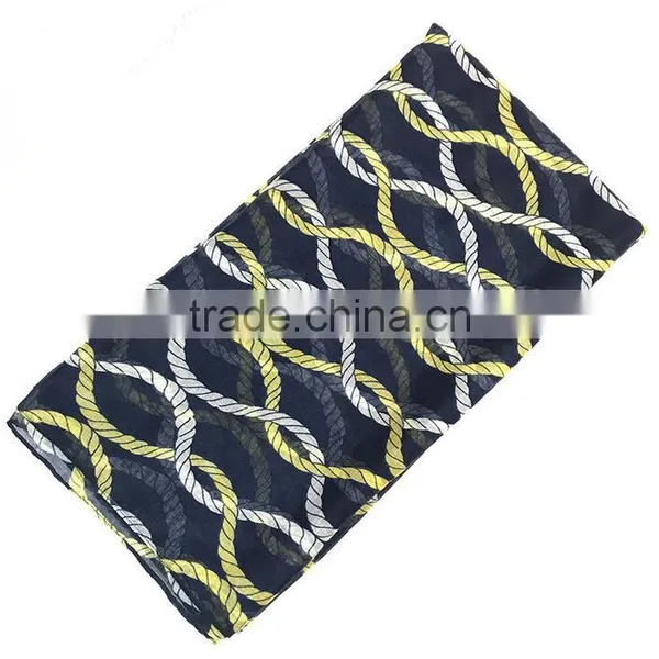 High Quality Thick Voile Printed Scarf Women Spring Summer New Styles Fashion Scarves Shawl photo-2
