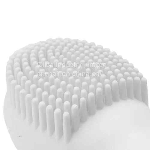 White CNV Electric Ultrasonic Face Cleansing Facial Brush Silicone Facial Brush, Cleanser and Massager photo-4