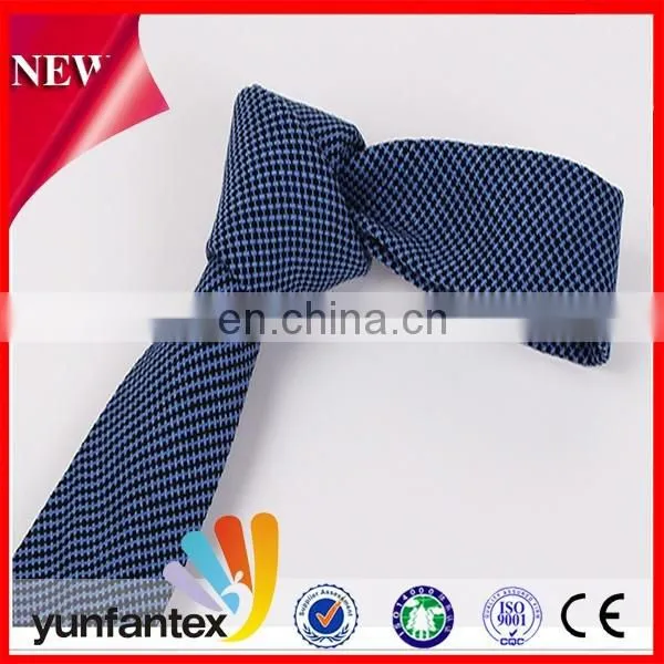 2017 Latest New Fashion Design Cotton Navy Blue Color Tie photo-4