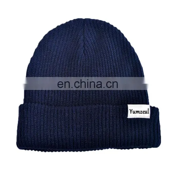 Hip Hop Beanies Knitted Men Custom Cheap Beanie Hat photo-2