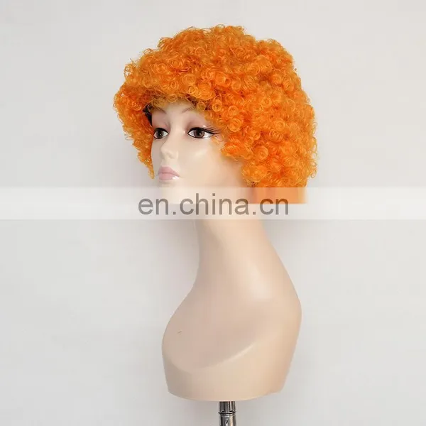 Curly Blonde Afro Clown Wigs FGW-0033 photo-4