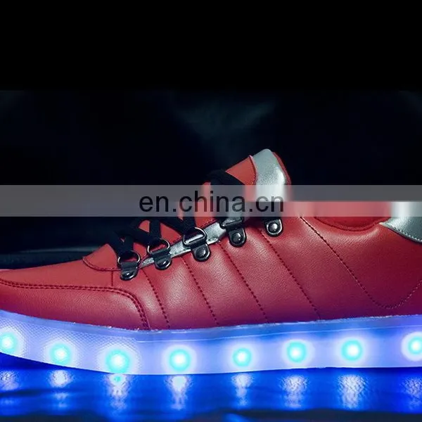 Wholesale Men Leisure Shoes Colorful Glowing Shoes Lights up Led Luminous Shoes Mens photo-2
