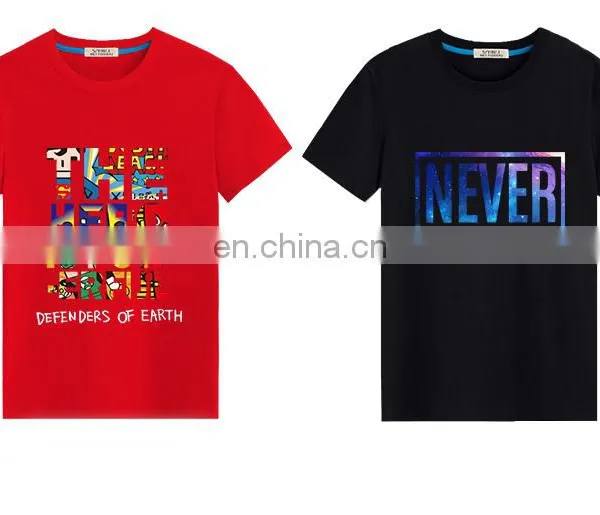 Custom Printing T Shirts 180g Cotton Short Sleeve Style T-shirt European Size Tshirts photo-2