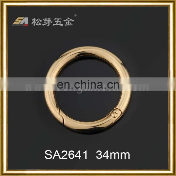 Custom Size Gold Plated High Quality Open O Ring Buckle photo-4