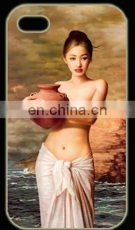 Under the Background of Green White Swan3D Lenticular Cell Phone Case photo-5