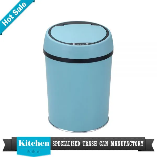 Stainless Steel Infrared Touchless Sensor Dustbin 9L Sensor Waste Bin