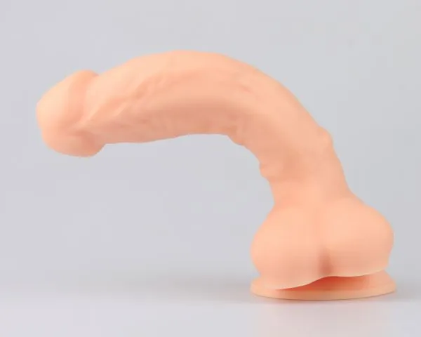 Superior 7 Inch Anal Realistic Penis Dildo With Suction Cup Adult Sex Toys for Women, Flesh photo-3