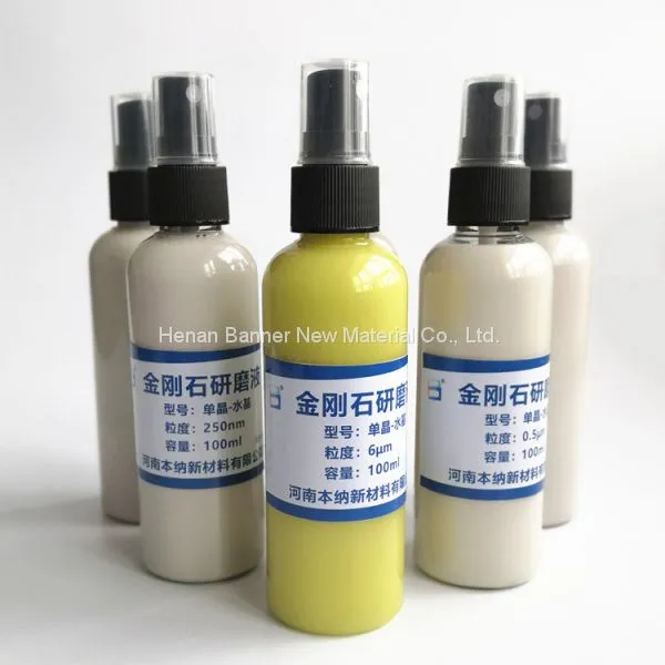 Water and Oil Based Diamond Lapping Fluid Abrasive Polishing Diamond Slurry photo-3