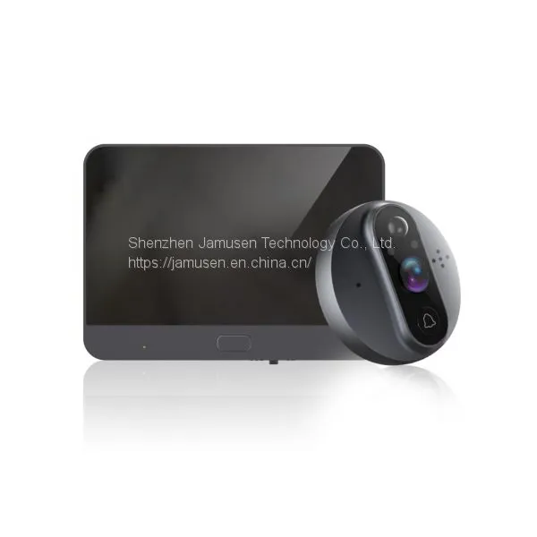 Wifi 4.3 HD LCD Digital Video Peephole Security Smart Doorbell Infrared Camera photo-2
