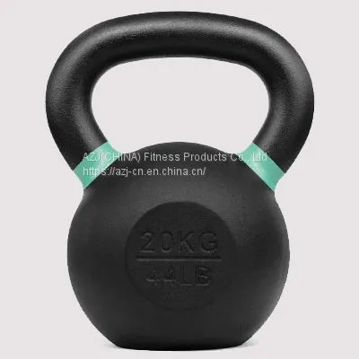 Gym Fitness Equipment Competition Training Cast Iron Powder Coated Kettlebell