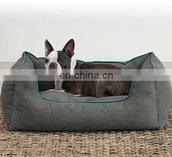 Luxury Dog Bed Soft Fabric Pet Sofa Living Room Couch Pet Bed With Removable Cover photo-5