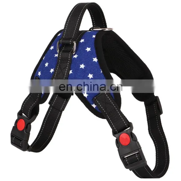 Hot Selling Dog Harness Adjustable Pet Vest Harnesses With Handle Safety Dog Chest Strap photo-4