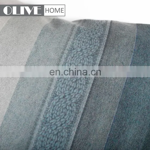2018 Fashion Decorative Ombre Printed Stripe Sofa Waist Cushions Pillow photo-4